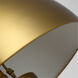 ED Ellen DeGeneres Cotra 22.38 inch 9 watt Burnished Brass Table Lamp Portable Light
