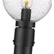 Laurent 1 Light 85.25 inch Black Outdoor Post Mounted Fixture