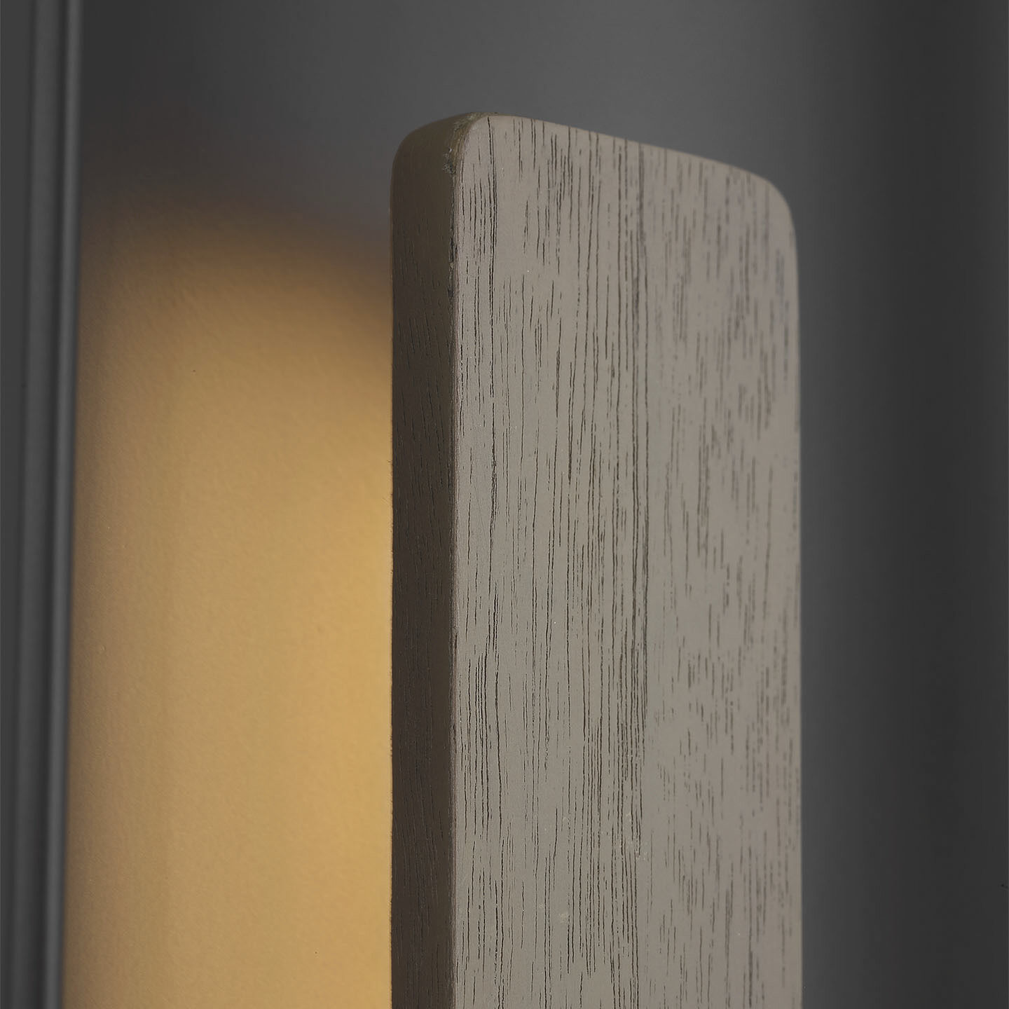 Anne-Marie Barton Remi Sconce Wall Light in Matte Carbon and Warm Walnut