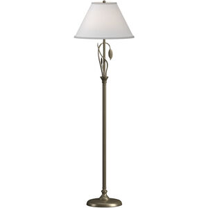 Forged Leaves and Vase 56 inch 150.00 watt Soft Gold Floor Lamp Portable Light in Natural Anna