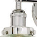 Soho 2 Light 16 inch Polished Nickel Bathroom Wall Sconce Wall Light