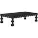 Moabite 63 X 33 inch Hand Rubbed Black Coffee Table