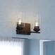 Park Ridge 2 Light 13 inch Matte Black Bathroom Light Wall Light