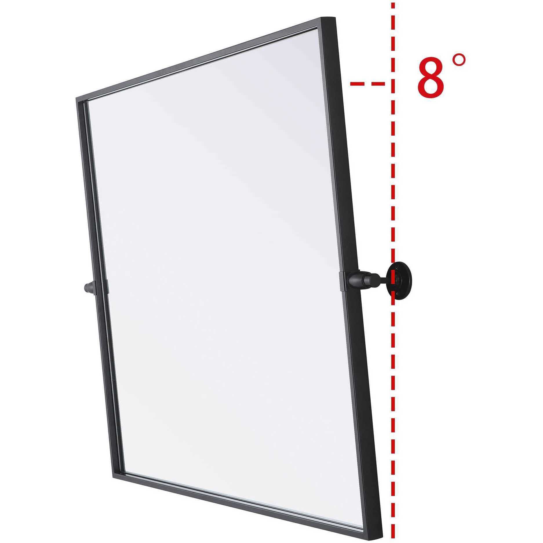 Amoura 30 X 27 inch Black Mirror