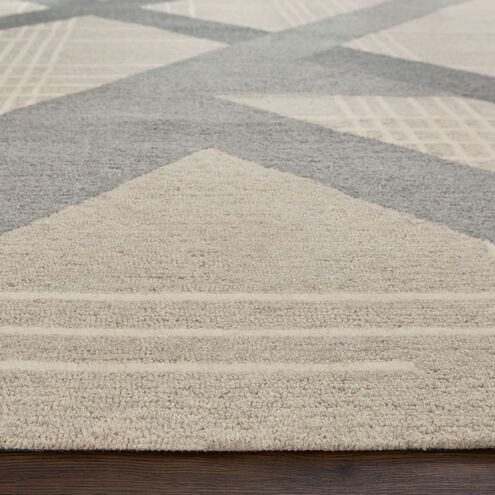 Sachin 36 X 24 inch Grey/ Neutral Rug in 2 x 3
