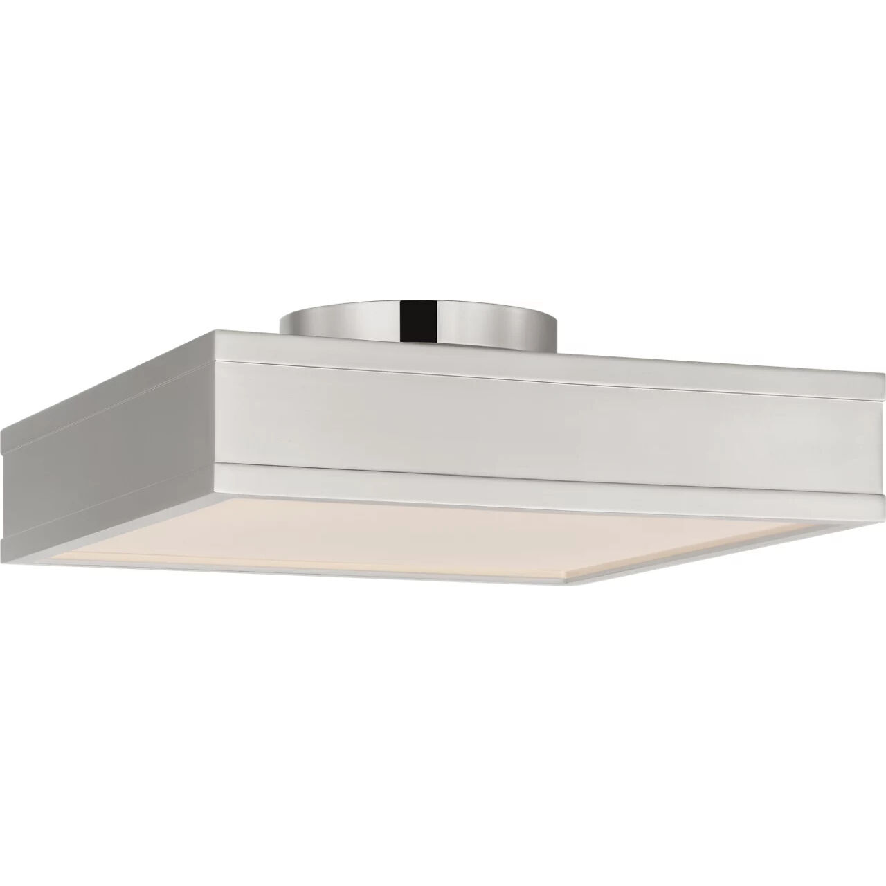 Paloma Contreras Dupont 12 inch Polished Nickel Semi-Flush Mount Ceiling Light