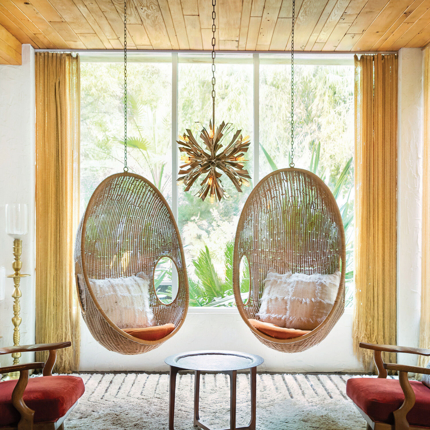 Vida LED 22 inch Burnished Gold Chandelier Ceiling Light, Orb