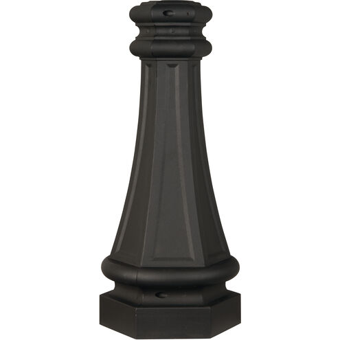 Bejamin 23 inch Textured Black Outdoor Pole Wrap