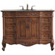 Oakland 48 X 22 X 36 inch Teak Vanity Sink Set