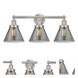 Cone 3 Light 25.75 inch Brushed Satin Nickel Bath Vanity Light Wall Light