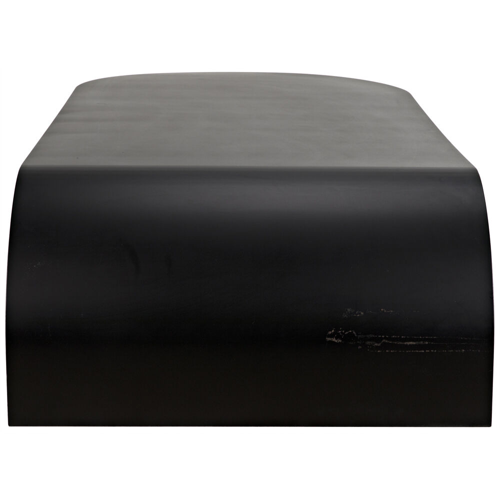 Rosario 72 X 32 inch Matte Black Coffee Table