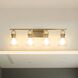 Mansfield 4 Light 34 inch Champagne Gold Vanity Light Wall Light