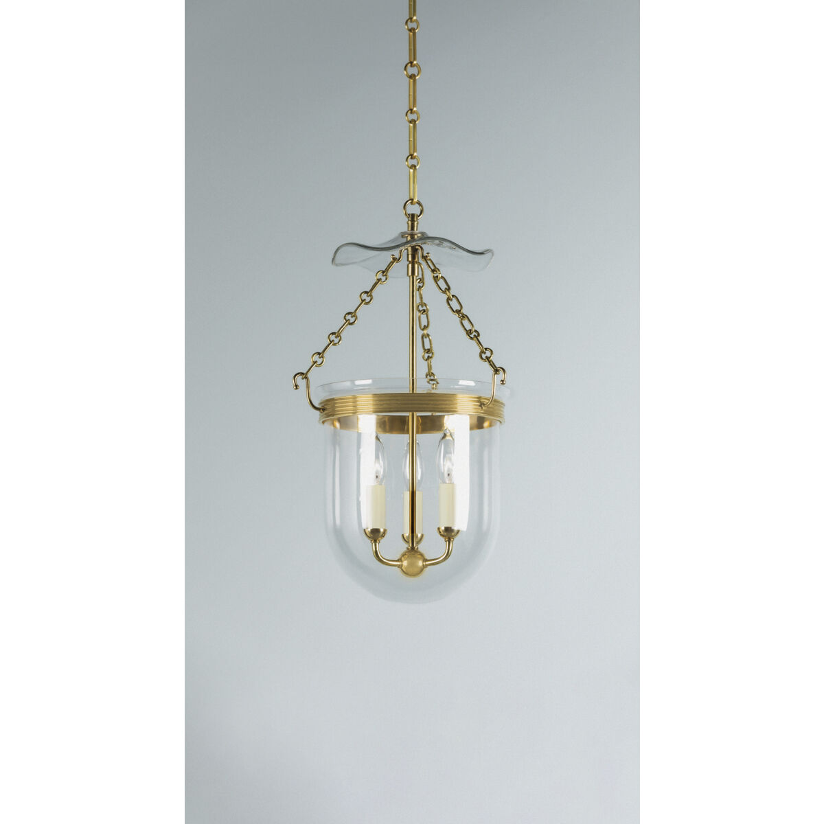Rousham 3 Light 12.75 inch Aged Brass Hanging Lantern Ceiling Light