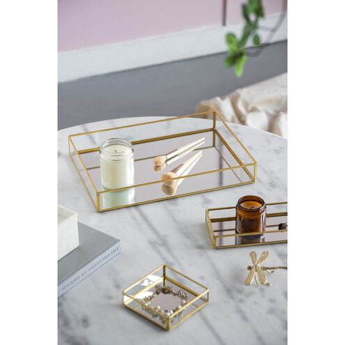 Anita Clear/Gold Tray