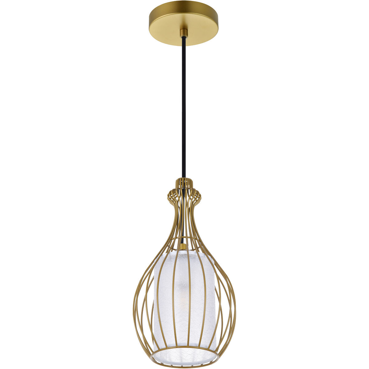 Miya 1 Light 7 inch Brass Pendant Ceiling Light