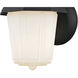 Cotswold 1 Light 9 inch Matte Black Outdoor Sconce