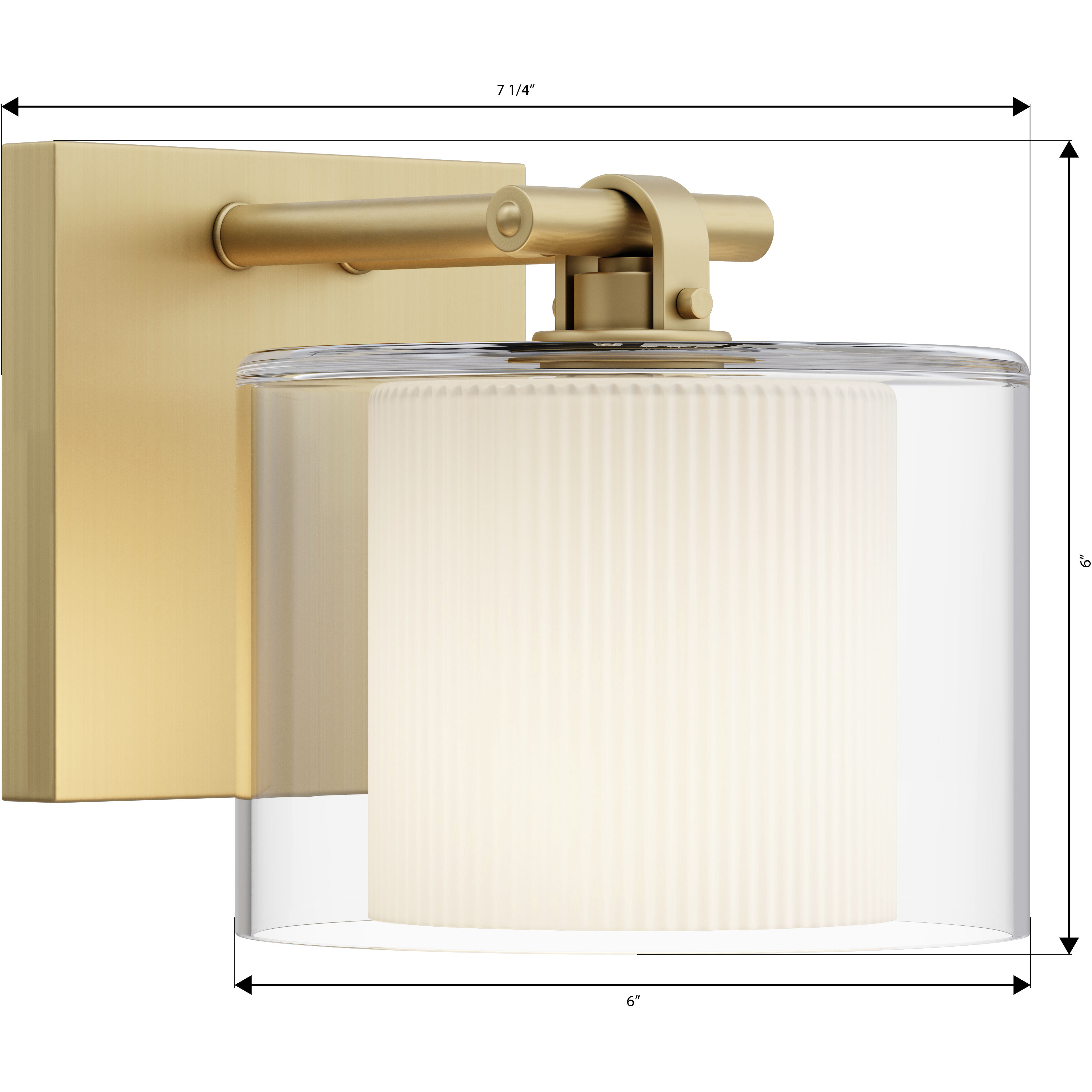 Seville 1 Light 6 inch Legacy Brass Bath Sconce Wall Light