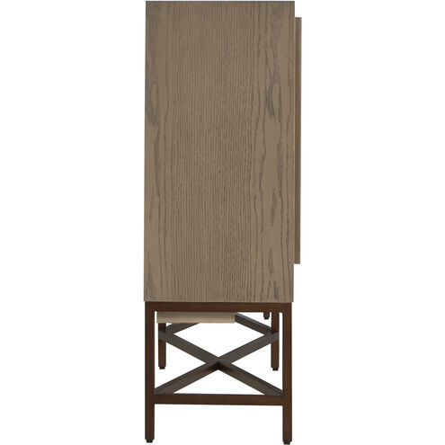 Carol Light Natural Blonde / Antique Bronze Cabinet