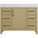 Nathan 42 X 34 inch Honey Brown Bathroom Vanity Cabinet in Not Included