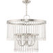 Elizabeth 5 Light 24 inch Brushed Nickel Pendant Chandelier Ceiling Light