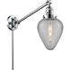Geneseo 35 inch 3.50 watt Polished Chrome Swing Arm Wall Light, Franklin Restoration