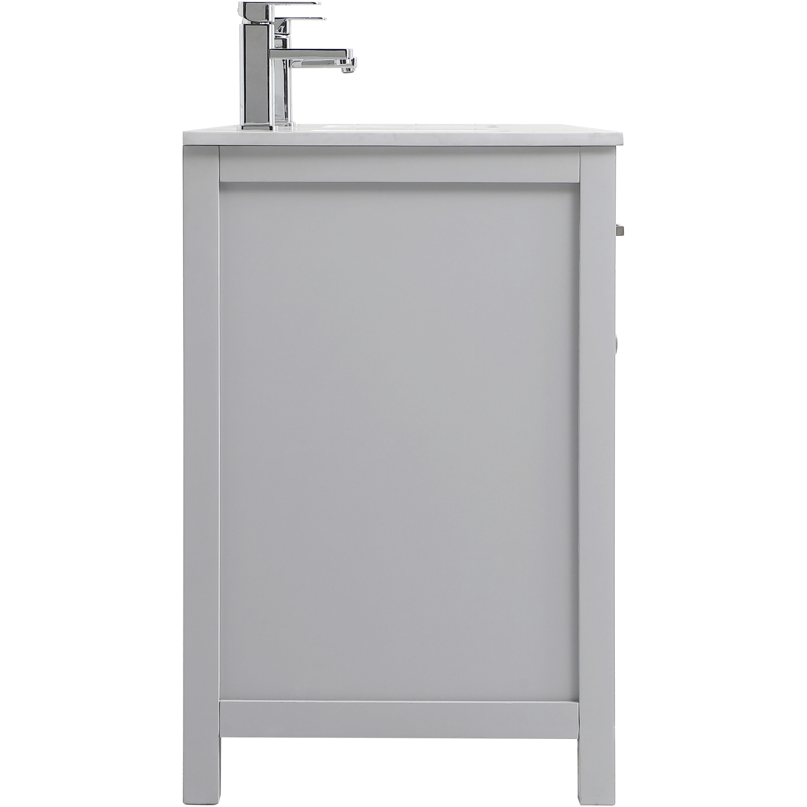 Lewis 60 X 22 X 34 inch Grey Vanity Sink Set