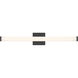 Maxx 30 inch Matte Black Vanity/Bath Bar Wall Light