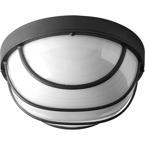Bulkheads LED LED 9.5 inch Textured Black Outdoor Ceiling/Wall Light, Progress LED