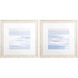 Waterside Blue and Green Framed Art