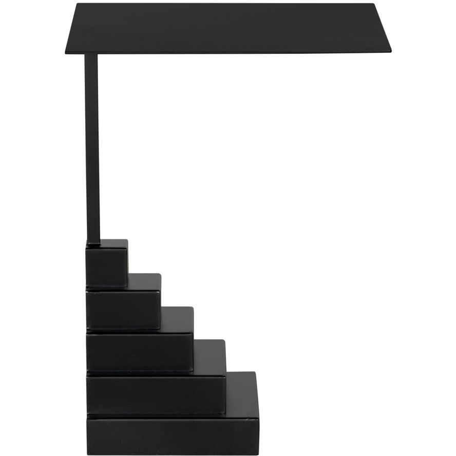 Nova 26 X 18.5 inch Matte Black Cigar Table