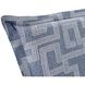 Syros Denim Outdoor Puff Scroll Chair