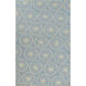 Yacht Club 36 X 24 inch Bright Blue, Khaki Rug