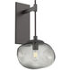 Nova Incandescent 1 Light 10 inch Graphite Indoor Sconce Wall Light, Tempo Nebula