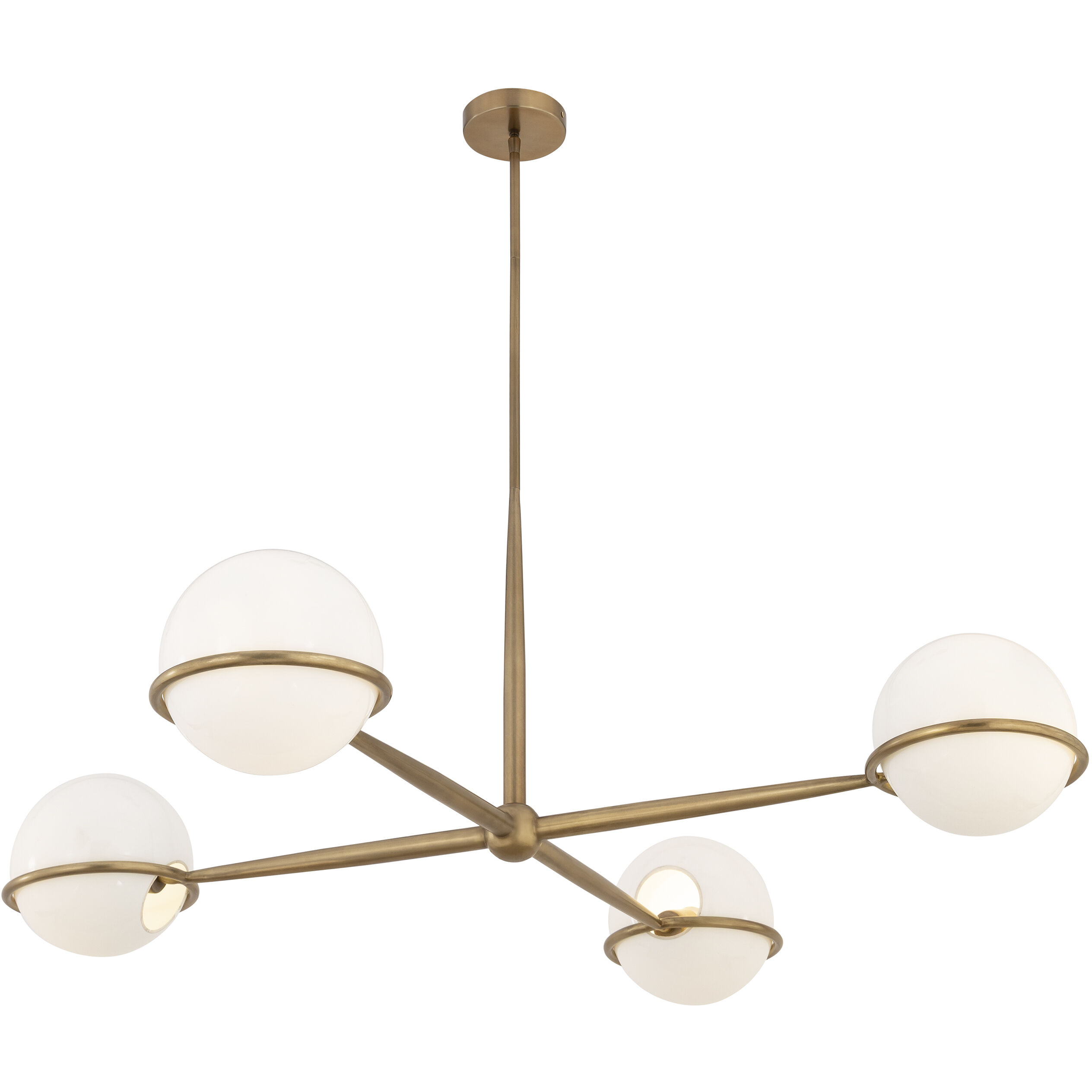 Orstyn 4 Light 48 inch Legacy Brass Chandelier Ceiling Light