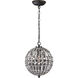 Talgarth 1 Light 10.25 inch Dark Bronze Mini Pendant Ceiling Light