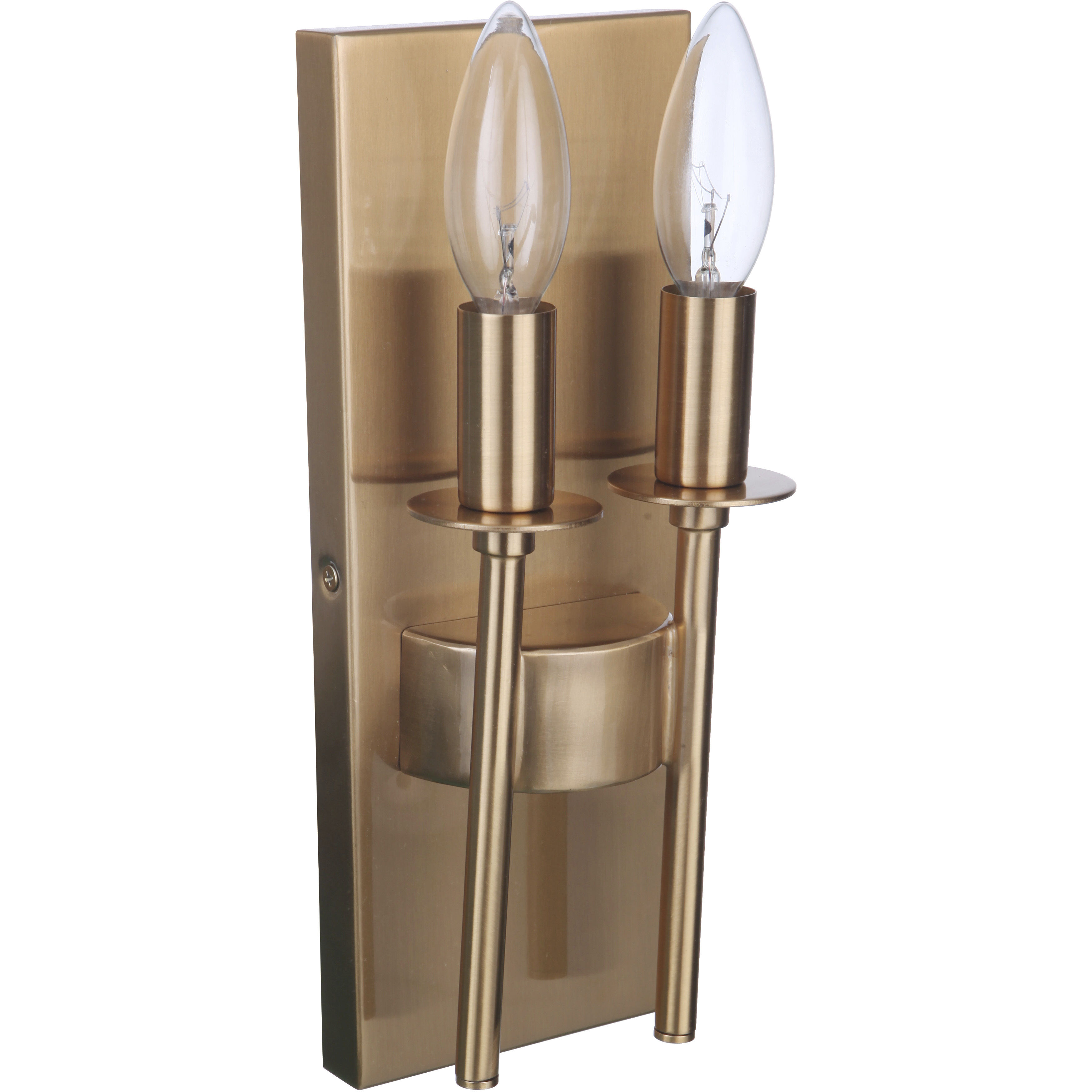 Larrson 2 Light 4.63 inch Satin Brass ADA Wall Sconce Wall Light