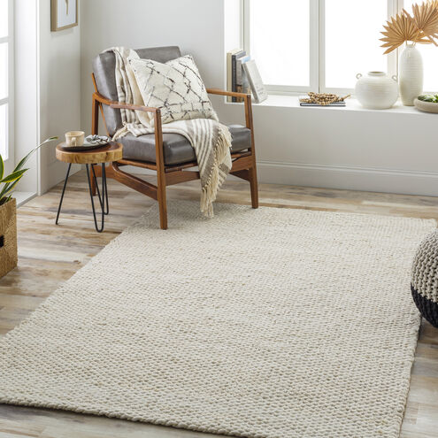 Coil Bleached 36 X 24 inch Beige Rug, Rectangle