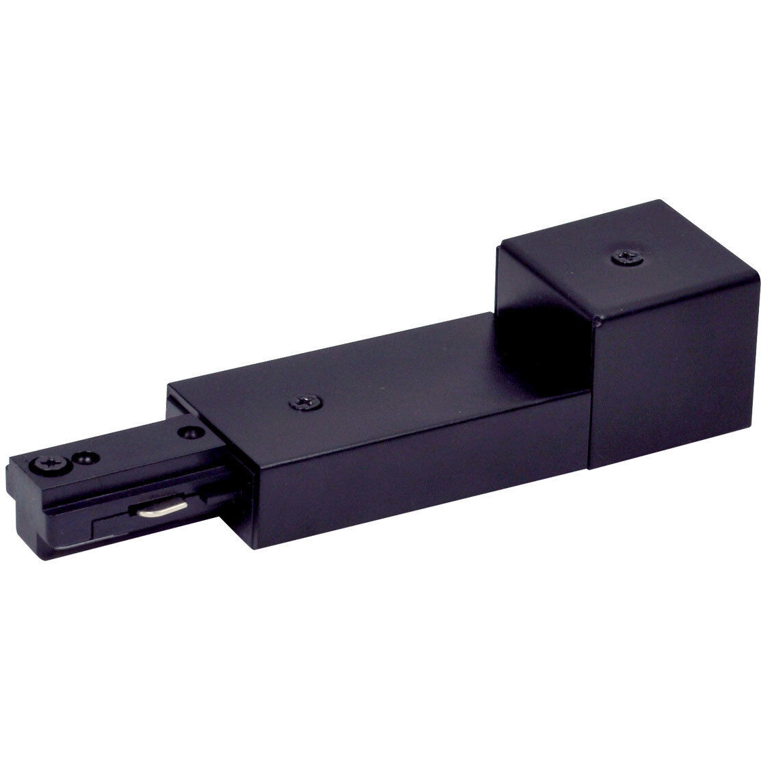 Signature 1 Light Black Track Live End Conduit Feed Ceiling Light