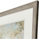 Illuminated Landscape White and Beige and Orange Framed Art