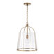 Madison 1 Light 14 inch Aged Brass Pendant Ceiling Light