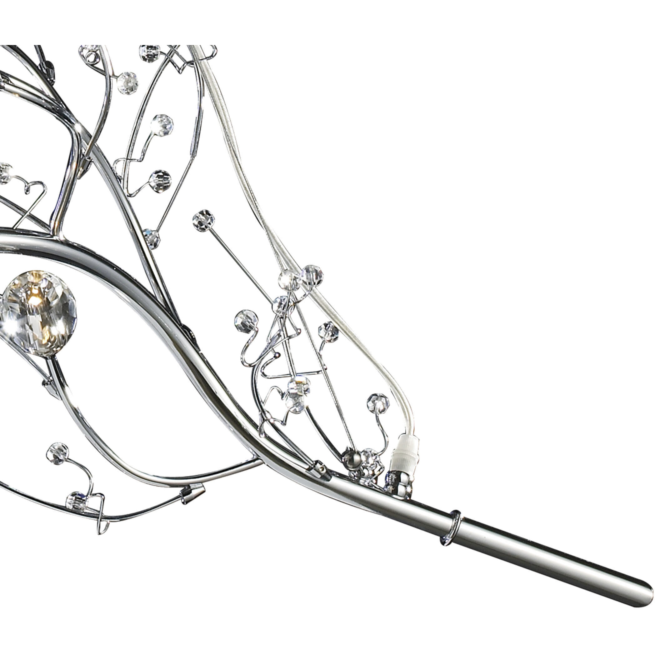 Viviana 10 Light 40 inch Polished Chrome Chandelier Ceiling Light