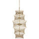 Marquise 18 Light 23.5 inch Luxor Gold Chandelier Ceiling Light, Large