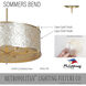 Sommers Bend 6 Light 27 inch Capiz Shell Gold Pendant Ceiling Light