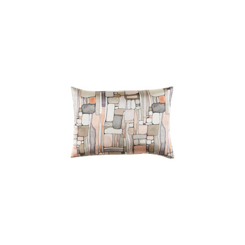 Natural Affinity 19 X 13 inch Cream and Peach Throw Pillow