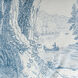 Dann Foley 24 inch Blue and White Decorative Pillow