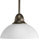 Pavilion 1 Light 10 inch Antique Bronze Mini-Pendant Ceiling Light