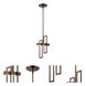 Frame LED 5.63 inch Hazel Bronze Pendant Ceiling Light