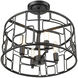 Amoret 4 Light 16 inch Matte Black Convertible Pendant Ceiling Light
