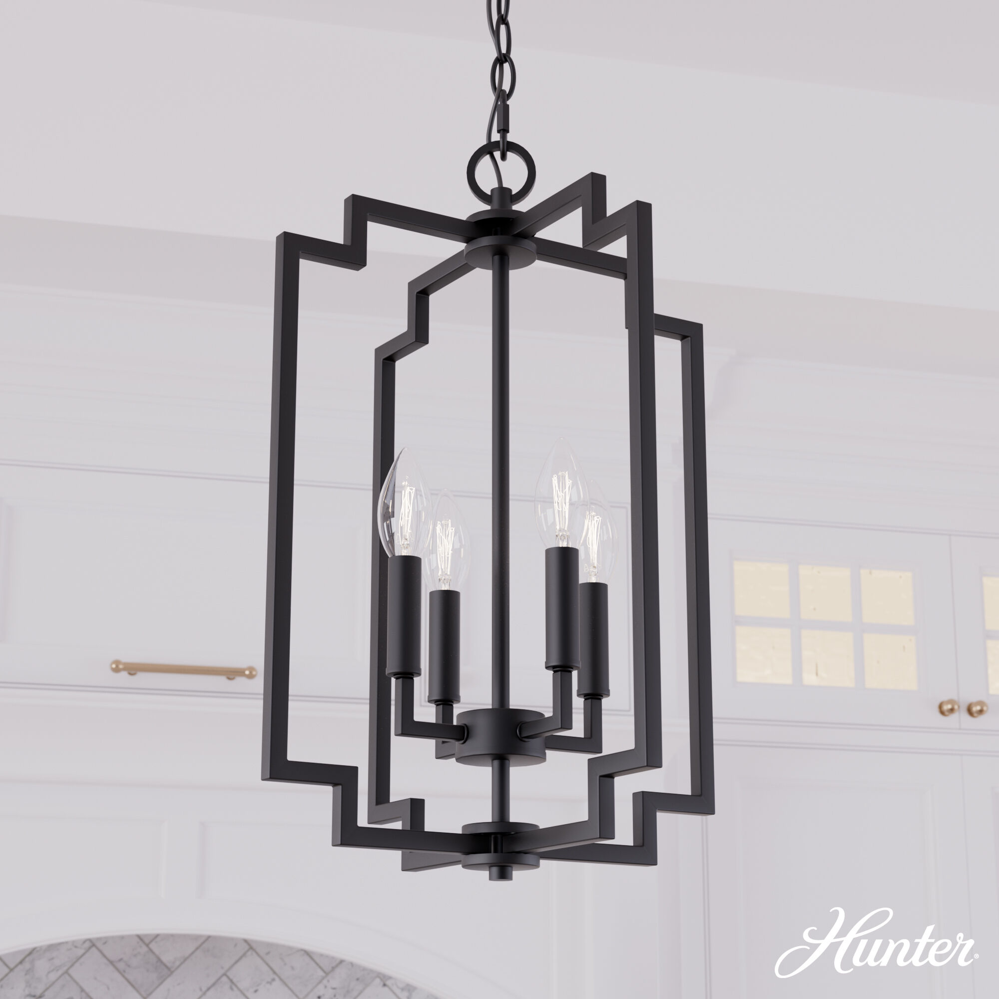 Zoanne 4 Light 14 inch Matte Black Pendant Ceiling Light