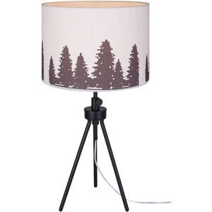 Holt 27.25 inch 100.00 watt Matte Black Table Lamp Portable Light